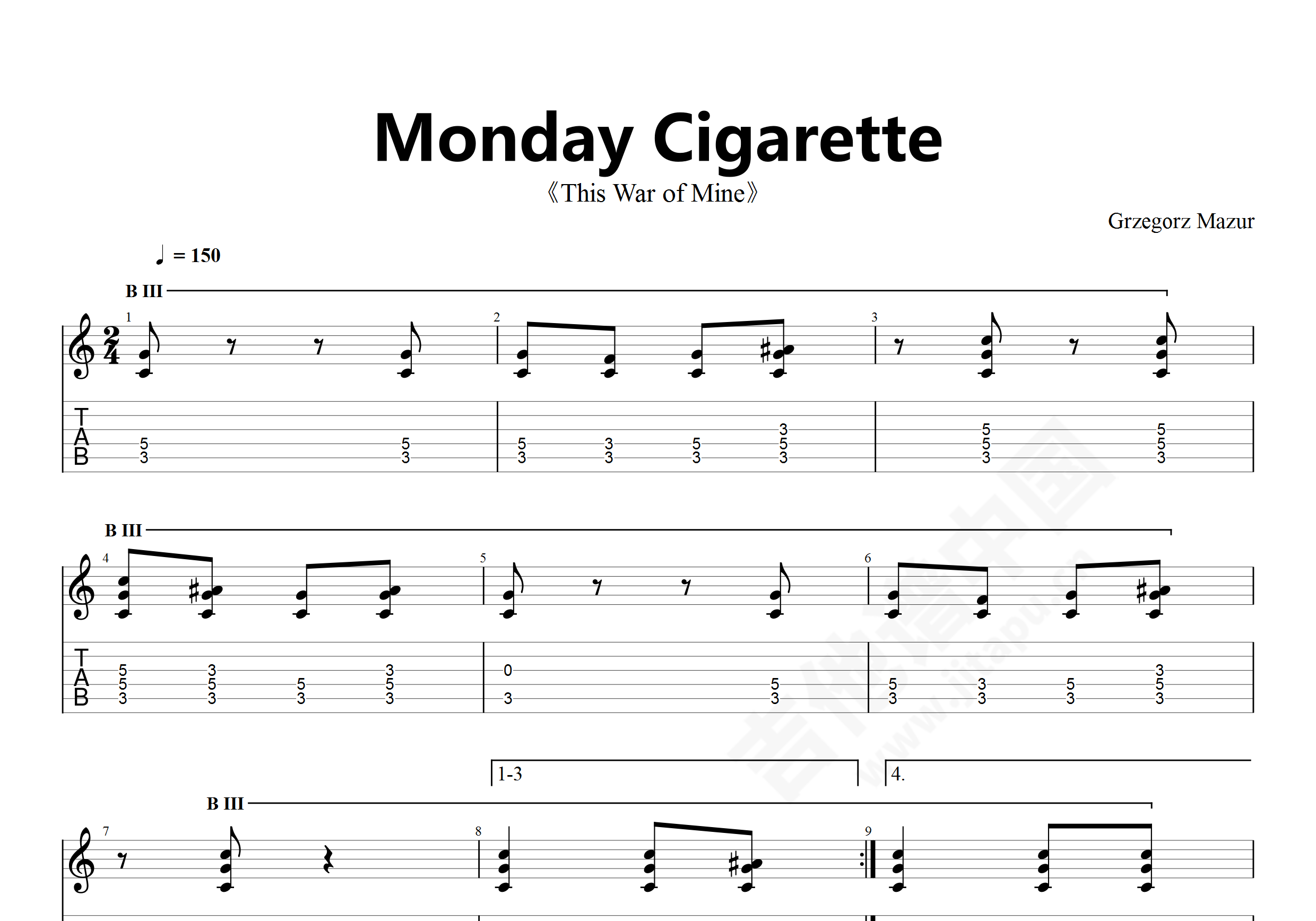 吾之战争-Monday Cigarette